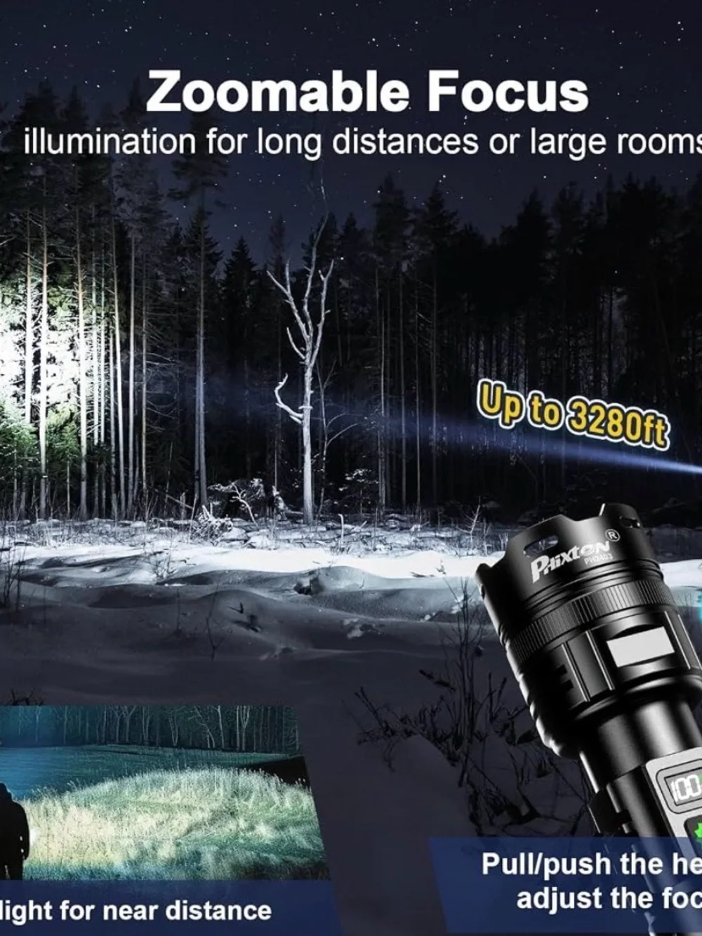 N/A rechargeable flashlight
